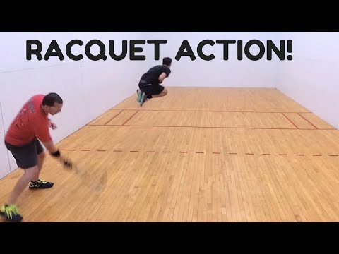 Racquetball Clips 108 -  A little Joe vs Jason Action.