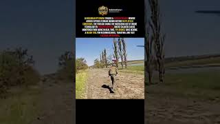 Download lagu Ukrainian FPV Drone Tracks Russian Soldier in Real Time #shorts mp3