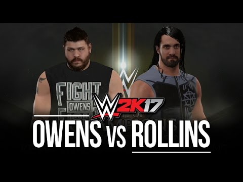 WWE 2K17: Kevin Owens vs Seth Rollins (WWE Championship Match) #WWE2K17
