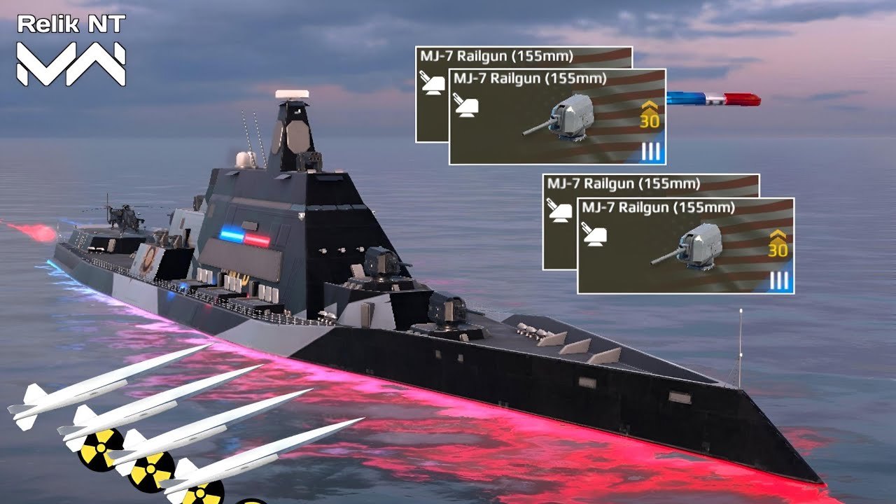 Buffed USS Constitution With 4x ASN4G Nuclear Missile☢️ Modern Warships 