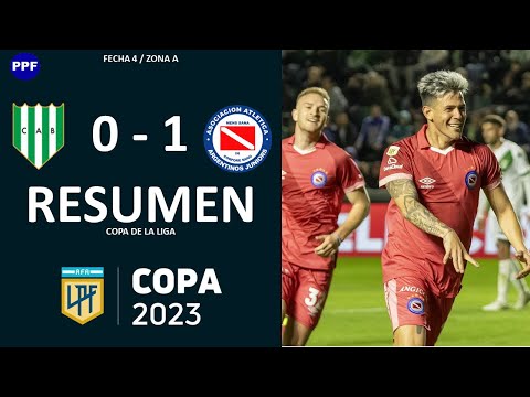 BANFIELD  0 - 1  ARGENTINOS JR (COPA DE LA LIGA) Fecha 4 |RESUMEN|