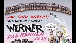 Music video thumbnail preview for Kneipenterroristen - Nüchtern bin ich schüchtern - Werner Rennen 2018 by Kneipenterroristen