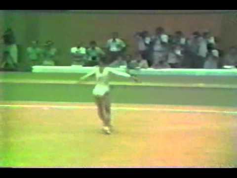 12th AA CHN Yang Yanli FX  1986 World Cup 9 425 Partial