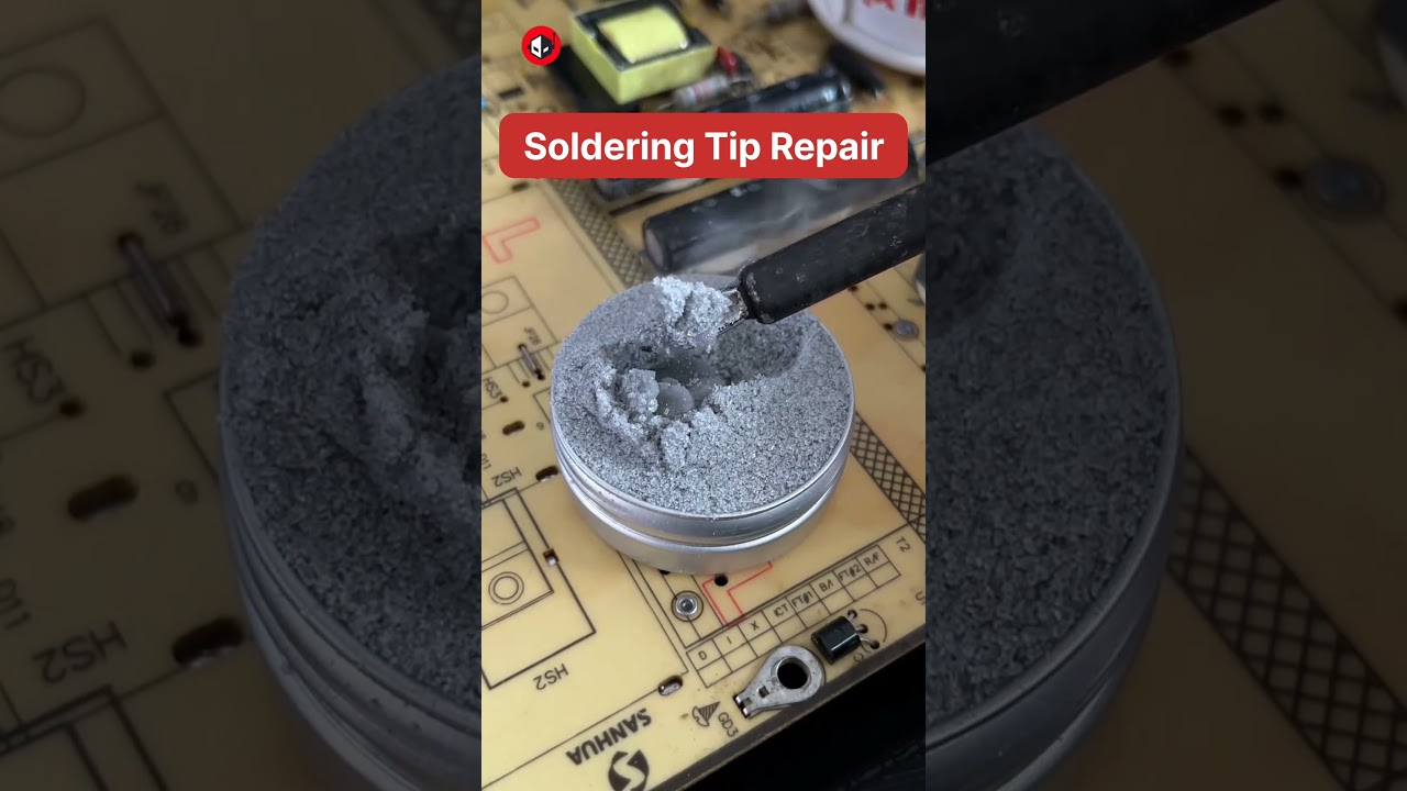 Soldering tip repair #Soldering tip repair paste Easy repair