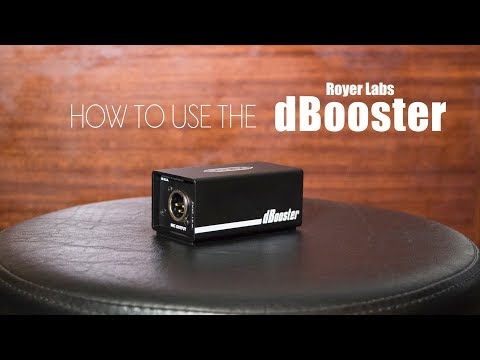 Royer dBooster In-Line Signal Booster | Sweetwater