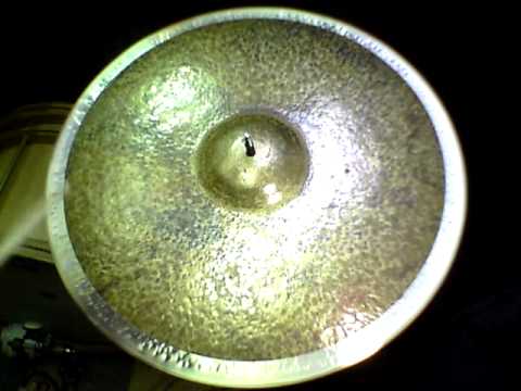 22 EB Turk Top Kontroversial Ride, 2456g - Handcrafted cymbals by Craig Lauritsen.MOV