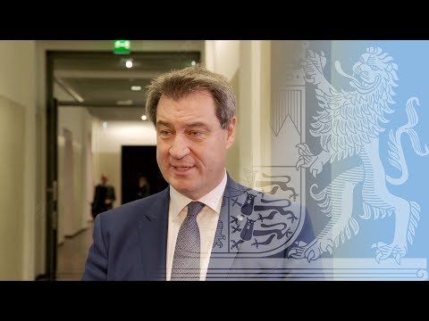Ministerpräsident Dr. Söder zur geplanten Grundgesetzänderung für den Digitalpakt - Bayern