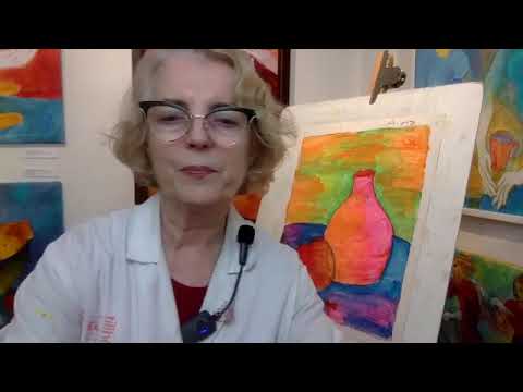[Alina Witwitzka] Acrymålning. Hur målar man stilleben med enkla former #alinawitwitzka #acryl #målarkurs