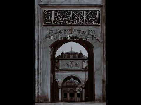 Sura El Maideh mihrabski snimci  hfz. Kerim Prepoljac