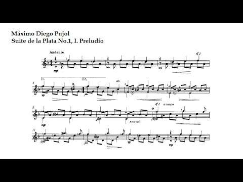 M. D. Pujol. Suite del Plata N1, I. Preludio