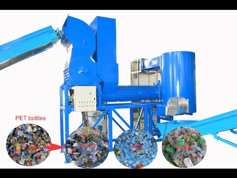 Pet bottle label remover machine