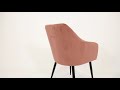 ΠΟΛΥΘΡΟΝΑΚΙ CHARLES HM8522.02 ΜΕ ΒΕΛΟΥΔΟ ΣΑΠΙΟ ΜΗΛΟ 52x60x89Υ εκ.