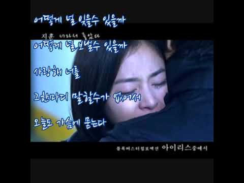 지훈  ➿  너라서 좋았다  (가사)  아이리스ost