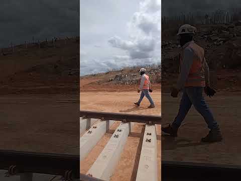 TRANSNORDESTINA em Piquet Carneiro. Quilômetro 196. Imagens de 19 de janeiro de 2026.