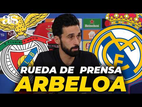 ÁLVARO ARBELOA, RUEDA DE PRENSA COMPLETA hoy BENFICA 0 REAL MADRID 1: Racismo, Vinicius...