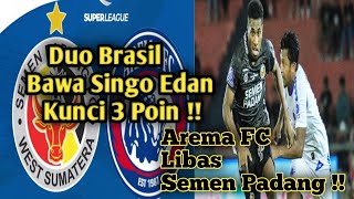 Download lagu Final Score: Semen Padang vs. Arema FC (1-2)!! Kabau Sirah Suffers Seventh Consecutive Defeat mp3