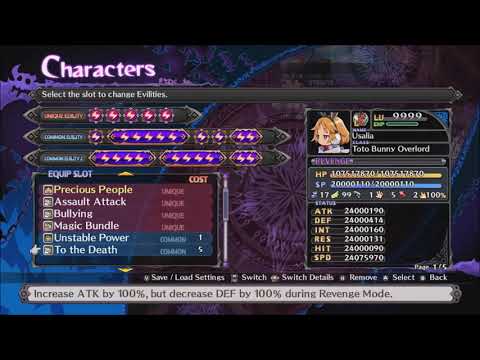 Disgaea 5 item leveling - kill bonus farming (with Murmur of Rage and Supreme Curry)