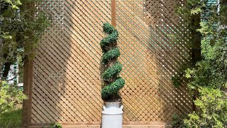 DIY Pool Noodle Topiary