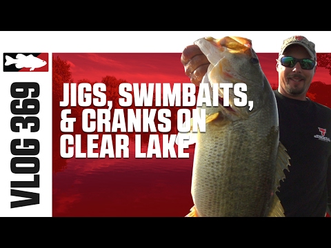 Jared Lintner and Alex Davis Fishing Jigs, Swimbaits, and Crankbaits on Clear Lake - TW VLOG #369