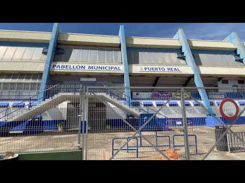 Arreglos en la fachada del Pabellón Municipal de Deportes