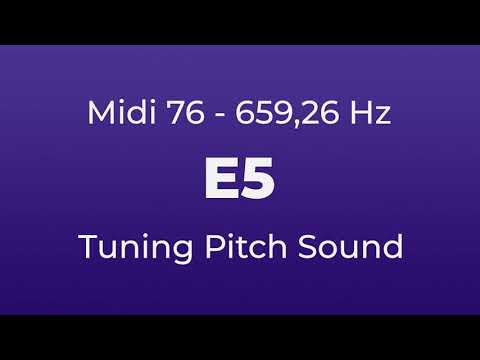 E5 Tuning Pitch | 659,26 Hz | Midi Key 76