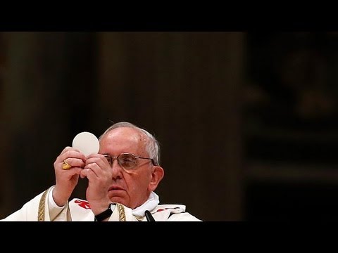 Pope presides over Easter Eve vigil in Rome