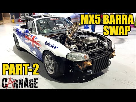 Carnage Episode 42 - The MX5-Barra Swap Continues