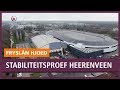 REPO: Stabiliteitsproef bij ijshockeyhal in Heerenveen