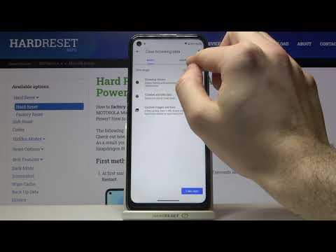How to Clear Browsing Data on MOTOROLA Moto G9 – Clear Browsing History
