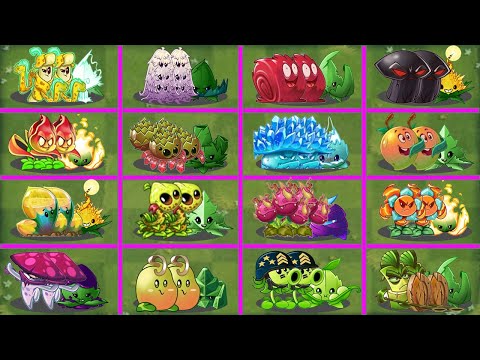 Random 16 Teams 2 Plants And Mint - Which Team Will Win? - Pvz 2 Team Plant vs Team Plant
