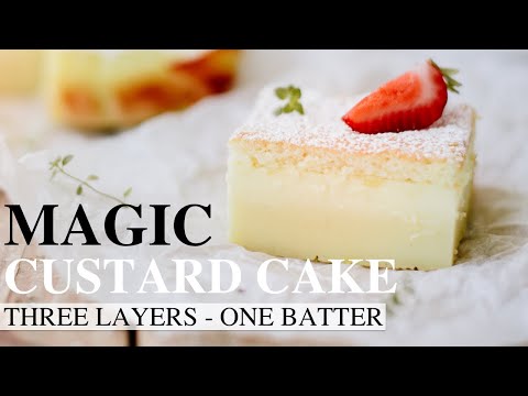 Magic Custard Cake | Stunning Three-Layer Cake