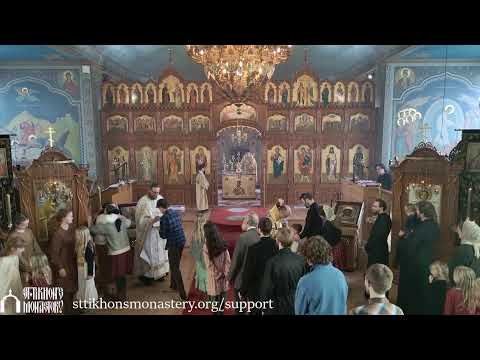 Hours & Hierarchical Divine Liturgy, Saturday, February 14, 2026
