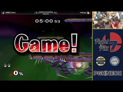 Chum vs Holiday - Fight Pitt 7 - Melee Singles Pools