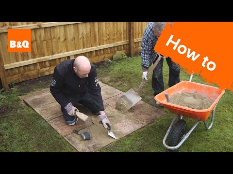 How to lay a shed base