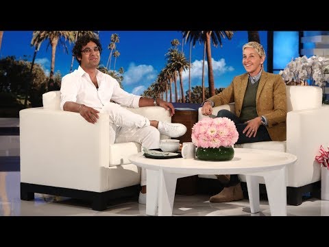 Kunal Nayyar Is the Resident Welcome Committee on the Studio Lot