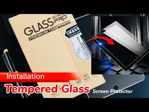 How to Install Tempered Glass Screen Protector for iPad Tablet | Premium Tempered Glass Protector