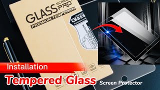 How to Install Tempered Glass Screen Protector for