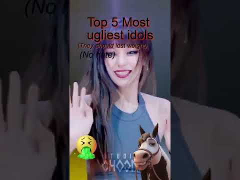 top 5 most ugly idols???????? (No Hate,My Oppinion) #kpopfacts #kpopshorts #kep1er #blackpink #Twice #Itzy