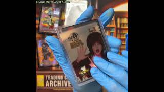 Tour of the all metal #elvira set of crypt #cards