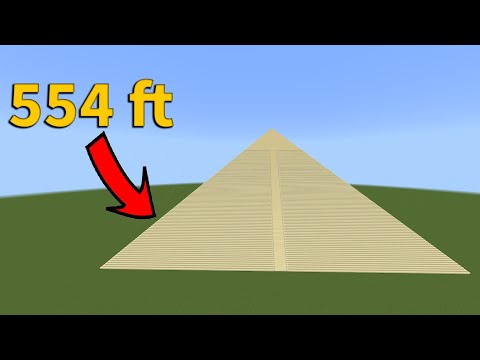 How To Build the Great Pyramid in Minecraft