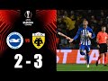 Brighton & Hove Albion v AEK Athens 2-3  Match Highlights | Group B | UEFA Europa League