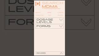 Erowid mobile prototype (MDMA)
