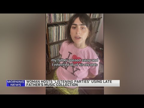 Woman Hosts 'Listening Parties' Using Late Father's Music Collection