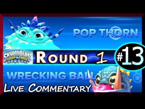 Skylanders Swap Force Wrecking Ball Vs Pop Thorn Battle Arena Tournament Round 1 Fight # 13 [HD]