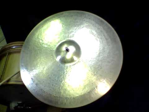 22 Nefertiti Ride Proto, 2748g - Handcrafted cymbals by Craig Lauritsen.MOV