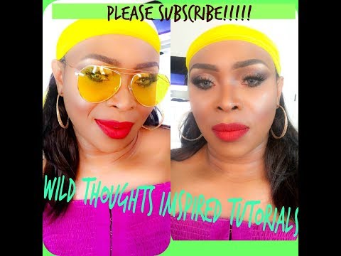 RIHANNA "WILD THOUGHTS"   INSPIRED MAKEUP TUTORIAL