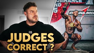 The Olympia judging, do I agree?!