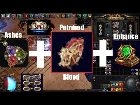 Path of Exile 3.18: Petrified Blood + Ashes of the Stars + Awakened Enhance + Stasis Prison - 1059