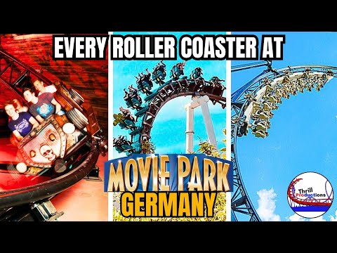 Every Roller Coaster at Movie Park Germany! (2025 Edition)