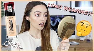 LOREAL INFALLIBLE FRESH WEAR FOUNDATION WEAR TEST